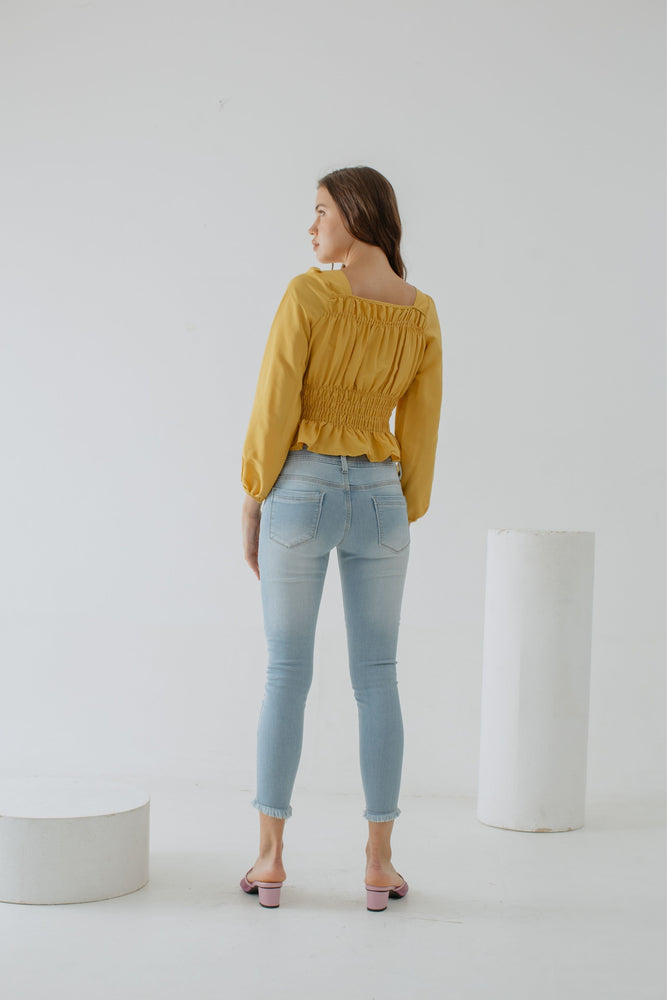 Marbelle Top In Yellow