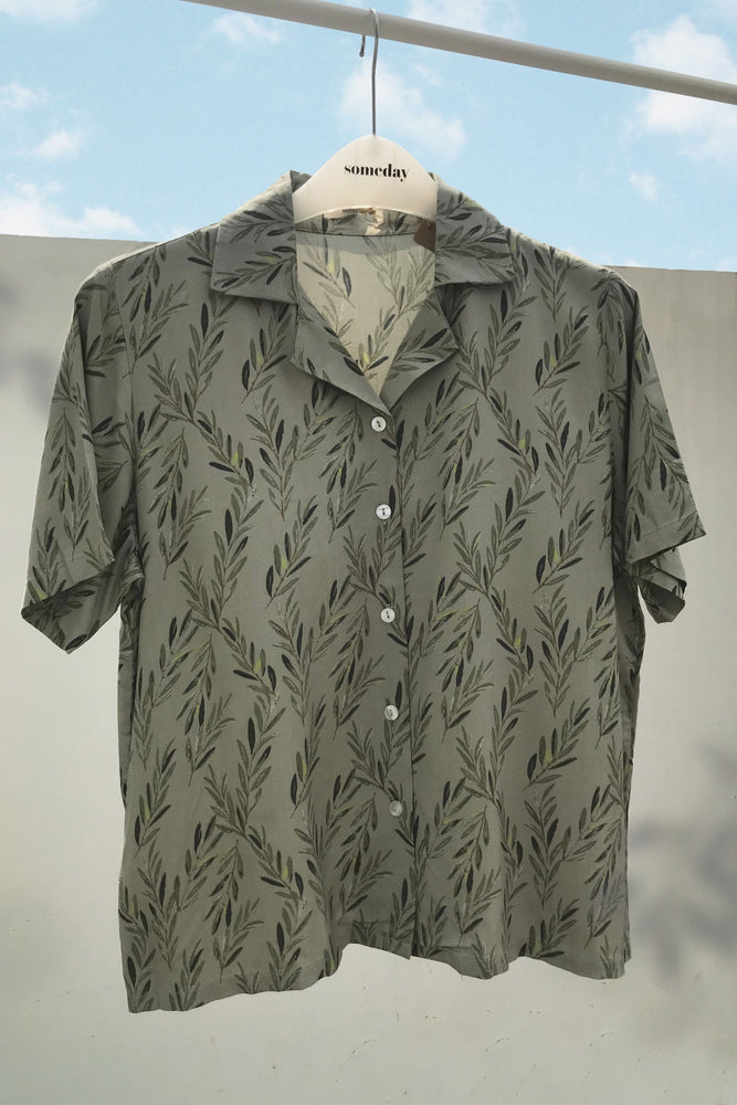Floral Sage Shirt