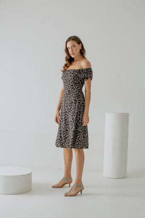 
            
                Load image into Gallery viewer, Allody Alsha Smock Dress In Black
            
        