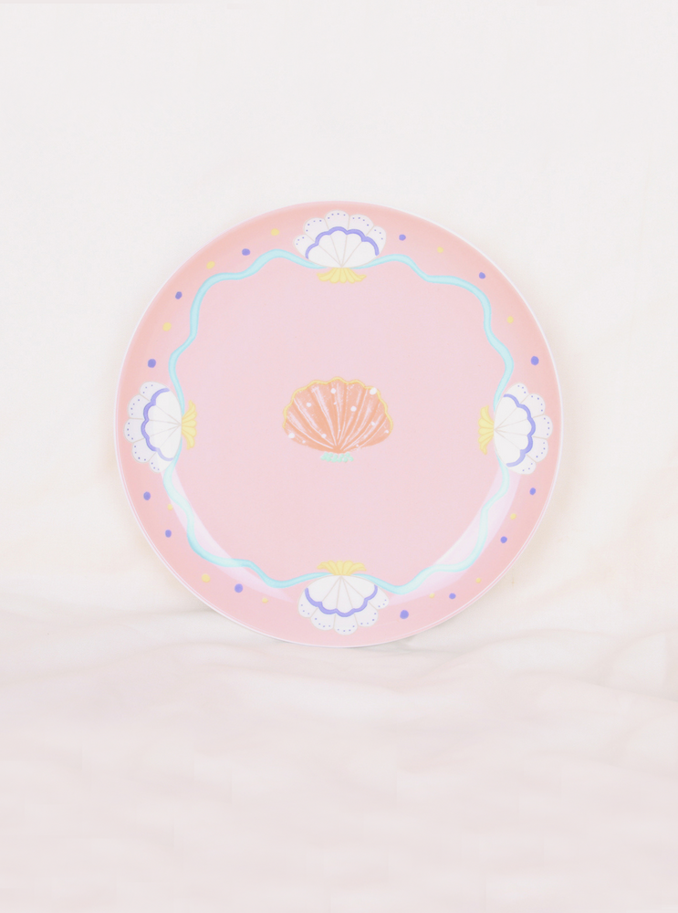 ZEN x SOMEDAY - Wave Shell Salad Plate