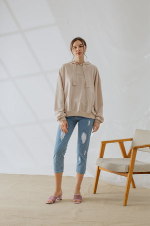 
            
                Load image into Gallery viewer, Tiffany Hoodie In Nude
            
        