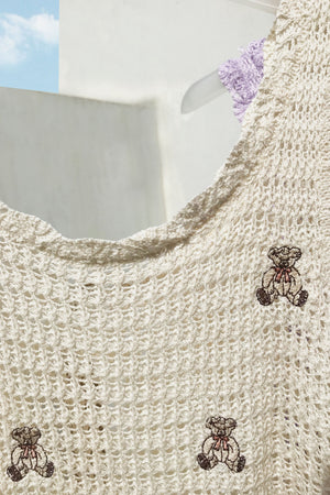 Winnie Bear Knit Top