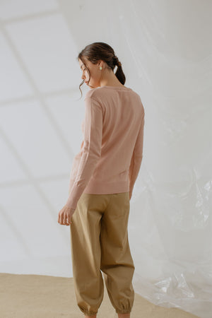 
            
                Load image into Gallery viewer, Parnella Knit Top In Pink
            
        