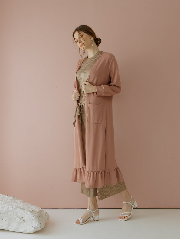 Casbia Long Cardigan Pink