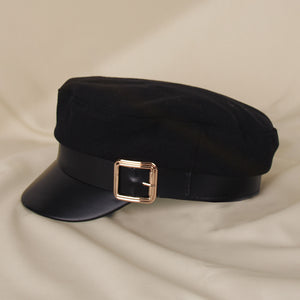 Black Military Hat