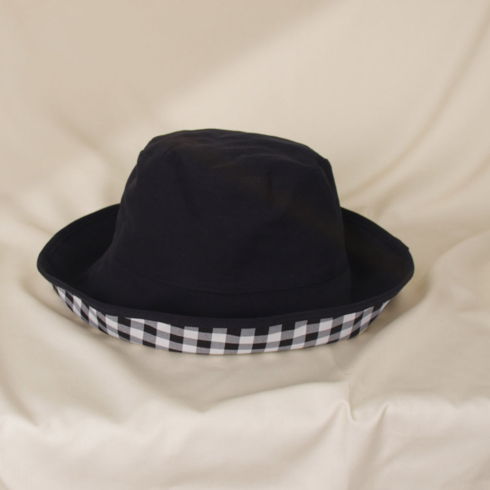 Black Plaid Bucket Hat