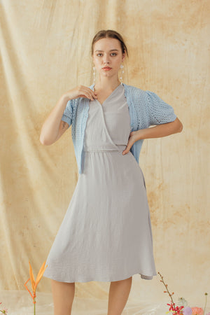 
            
                Load image into Gallery viewer, Aletta Dress in Grey
            
        