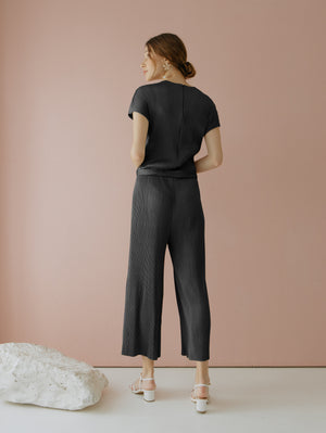 
            
                Load image into Gallery viewer, Velery Pleats Jumpsuit in Black
            
        