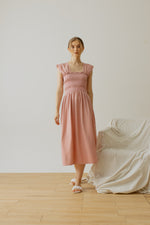 Trinette Smock Sleeveless Dress Pink