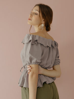 
            
                Load image into Gallery viewer, Shelby Ruffle Top
            
        