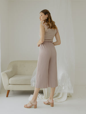 Ayna Pink Pleats Cullote