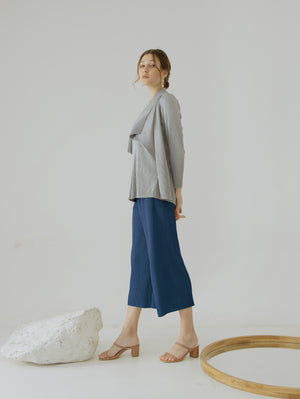 Ayna Navy Pleats Cullote