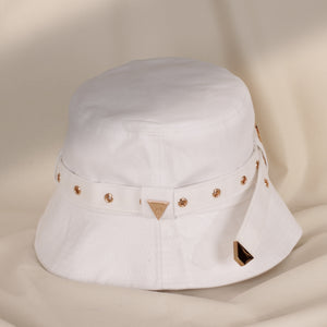 White Gold Bucket Hat